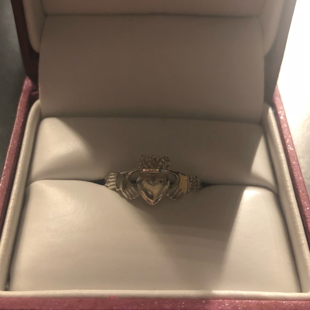Irish claddagh ring